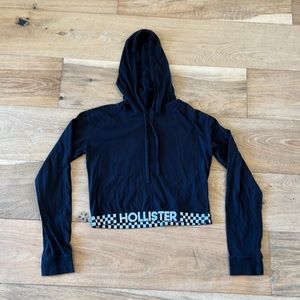 Hollister long sleeve crop top xs